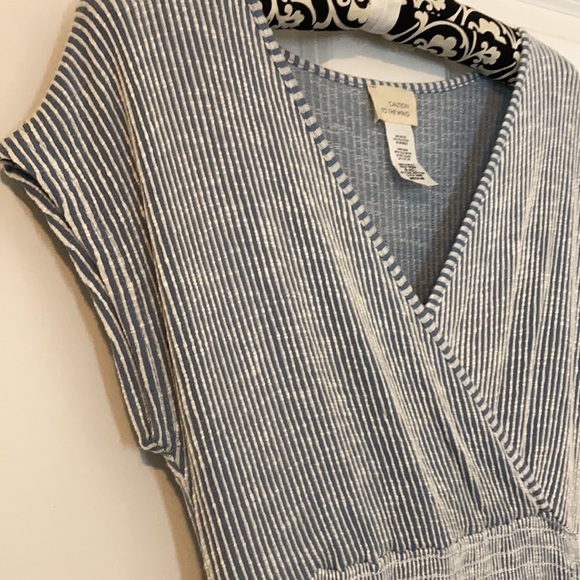 LAST CHANCE blue and white midi dress - Picture 3 of 4